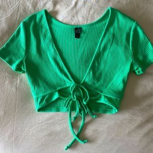 Beautiful Green Crop Top